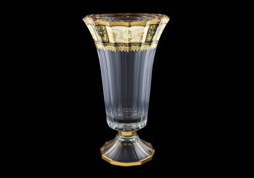 Doge VVA F0016 Large Vase 40cm 1pc in Diadem Golden Black (F0016-1A50)