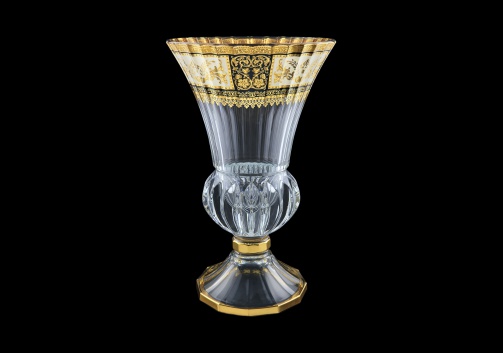 Adagio VVA F0016 Vase 35cm, 1pc in Diadem Golden Black Decor (F0016-047C)