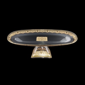 Fenice OTD FELI Oval Tray w/F 50x16cm 1pc in Flora´s Empire Golden Ivory Light (25-979/L)