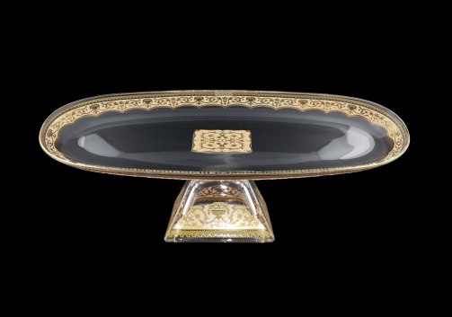 Fenice OTD FELI Oval Tray w/F 50x16cm 1pc in Flora´s Empire Golden Ivory Light (25-979/L)