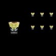 Fusion B5 F0024 Liqueur Tumblers 65ml 6pcs in Natalia Golden Green Decor (F0024-0105)