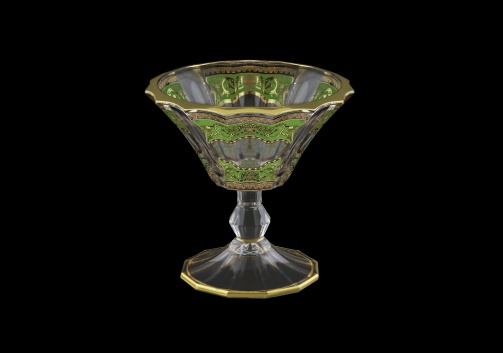 Doge MMB DELG H Small Bowl d15,5cm 1pc in Flora´s Empire Gold. Green L.+H (24-942/H/L)