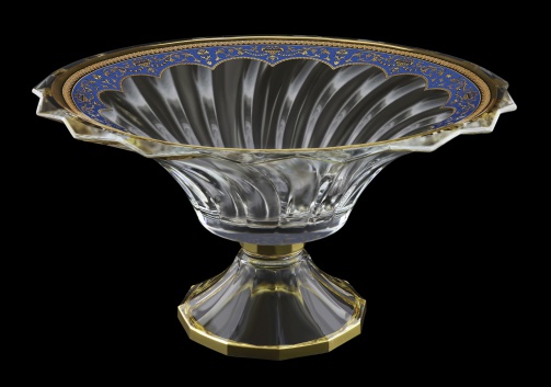 Picadelli MOA PEGC Bowl d35,5cm 1pc in Flora´s Empire Golden Blue Decor (23-345)