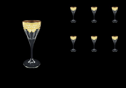 Fusion C5 F0021 Liqueur Glasses 70ml 6pcs in Natalia Golden White Decor (F0021-0115)