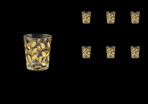 Laurus B5 LLG Liqueur Tumbler 6x60ml 6pcs in Gold (1339)