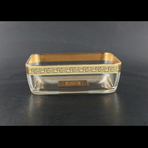 Fenice MV FMGB Bowl 18x18cm 1pc in Lilit Golden Black Decor (31-1F02)