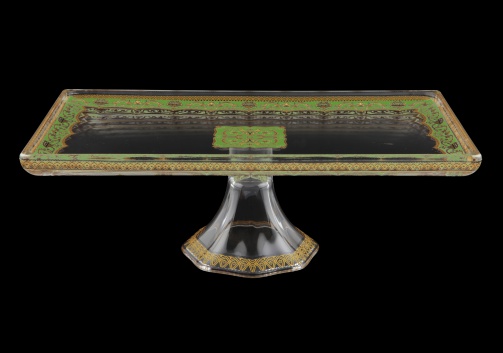 Gaia QTK KEGG Quadro Tray 32x18cm, 1pc in Flora´s Empire Golden Green L. (24-5F90/L)