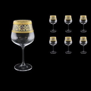 Strix CWR SALK Red Wine Glasses in Allegro Golden Crystal L., 600ml, 6pcs (65-2216/L)