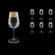 Strix C3 SALK White Wine Glasses in Allegro Golden Crystal L., 360ml, 6pcs (65-2213/L)