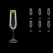 Strix CFL 31 Champagne Flutes 200ml 6pcs in Lilit Golden Black (31-2210)