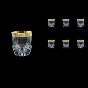 Adagio B2 AMGE Whisky Tumblers 350ml, 6pcs, in Lilit Golden Embossed Decor (F0031-0402)