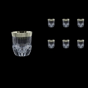 Adagio B2 F0031-1 Whisky Tumblers 350ml, 6pcs, in Lilit Platinum Embossed D (F0031-1-0402)