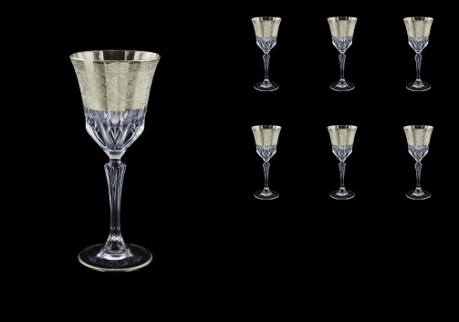 Adagio C4 F0065-1 Cherry Stemware 150ml, 6pcs, in Allegro Platin. Embossed (F0065-1-0414)