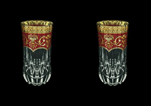 Adagio B0 AEGR Water Glasses 400ml 2pcs in Flora´s Empire Golden Red Decor (22-596/2)
