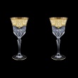 Adagio C2 F0021 Wine Glasses 280ml 2pcs in Natalia Golden White Decor (F0021-0412=2)