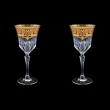 Adagio C2 F0022 Wine Glasses 280ml 2pcs in Natalia Golden Red Decor (F0022-0412=2)