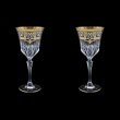 Adagio C2 F0023 Wine Glasses 280ml 2pcs in Natalia Golden Blue Decor (F0023-0412=2)