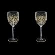 Oasis C2 OOG KCR Wine Glasses 290ml 2pcs in Full Star Gold+KCR (1304/2/KCR)