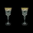 Adagio C2 AEGW Wine Glasses 280ml 2pcs in Flora´s Empire Golden White Decor (21-593/2)