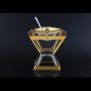 Torcello KSD TNGC Caviar Set w/F 14x14cm 1pc in Romance Golden Classic Decor (33-960)