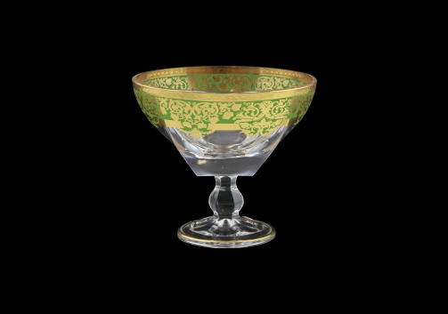 Fusion MMH F0024 Small Bowl w/F d13cm 1pc in Natalia Golden Green Decor (F0024-016L)