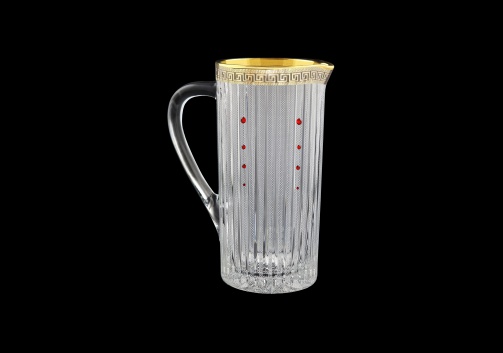 Timeless J TAGB SKLI Brocca Jug 1200ml 1pc in Antigue Golden Black D.+SKLI (57-114/bKLI)