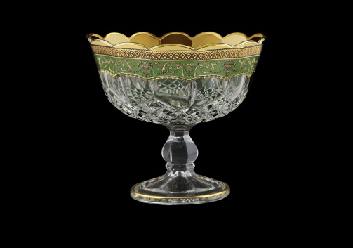 Opera MSH OEGG Small Bowl d18cm 1pc in Flora´s Empire Golden Green Decor (24-066N)