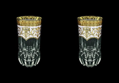 Adagio B0 AEGW Water Glasses 400ml 2pcs in Flora´s Empire Golden White Decor (21-596/2)