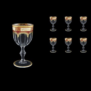 Provenza C3 F0012 Wine Glasses 170ml  6pcs in Diadem Golden Red (F0012-0013)