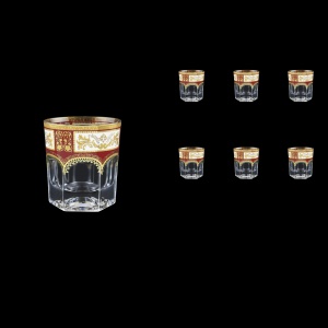 Provenza B3 F0012 Whisky Glasses 185ml 6pcs in Diadem Golden Red (F0012-0003)