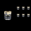 Provenza B3 F0013 Whisky Glasses 185ml 6pcs in Diadem Golden Blue (F0013-0003)