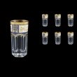 Provenza B0 F0013 Water Glasses 370ml  6pcs in Diadem Golden Blue (F0013-0000)