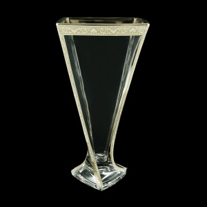 Bohemia Quadro VV QNGPP B Vase 330,1pc in Romance Platinum Classic Decor (33-1/468)