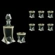 Bohemia Quadro Set WD+B2 QNGC 1+6 pcs, 850ml+6x340ml, in Romance Plat. Cl. D. (33-1/470)