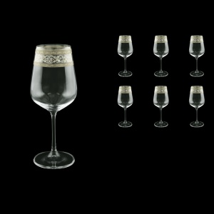 Strix C2 SASK Red Wine Glasses in Allegro Platinum Crystal L, 450ml, 6pcs (65-1/2212/L)