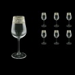 Strix C3 SASK White Wine Glasses in Allegro Platinum Crystal L., 360ml, 6pcs (65-1/2213/L)
