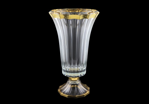 Doge VVA F0031 Large Vase 40cm 1pc in Lilit Golden Embossed Decor (F0031-1A50)