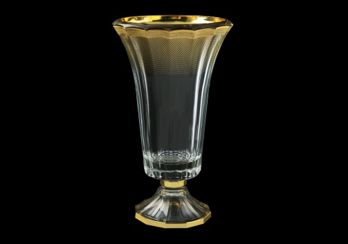 Doge VVA F0050 Large Vase 40cm 1pc in Rio Golden Crystal Decor (F0050-1A50)