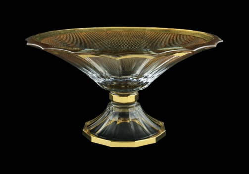 Doge MOA F0050 Large Bowl d34cm 1pc in Rio Golden Crystal Decor (F0050-1A21)