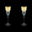 Fusion CFL F0021 Champagne Flutes 170ml 2pcs in Natalia Golden White Decor (F0021-0110=2)