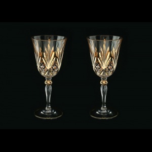 Melodia C2 MPG Wine Glasses 270ml 2pcs in Platinum&Gold (1203/2)