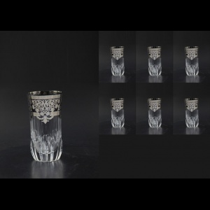 Adagio B0 F0020-1 Water Glasses 400ml 6pcs in Natalia Platinum Crystal (F0020-1-0400-L)