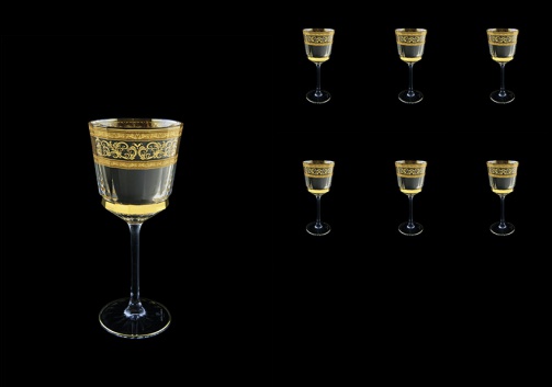 Macassar C3 MALK Wine Glasses 250ml, 6pcs in Allegro Golden Light (65-9013/L)