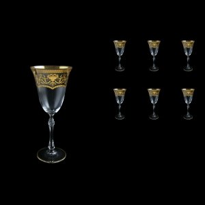 Parus C2 PEGK Wine Glasses 250ml, 6 pcs in Flora´s Empire Golden Crystal D. (20-2512/L)