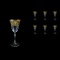 Parus C3 PEGK Wine Glasses 185ml, 6 pcs in Flora´s Empire Golden Crystal D. (20-2513/L)