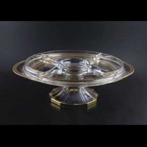 Rialto DPA REGK Five-Plate 32x36cm 1pc in Flora´s Empire Golden Crystal (20-866/L)