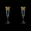 Parus CFL PEGK Champagne Flute 190ml, 2pcs in Flora´s Empire Golden Crystal (20-2510/2/L)