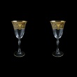 Parus C2 PEGK Wine Glasses 250ml, 2 pcs in Flora´s Empire Golden Crystal D. (20-2512/2/L)
