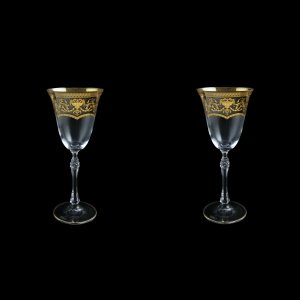 Parus C3 PEGK Wine Glasses 185ml, 2 pcs in Flora´s Empire Golden Crystal D. (20-2513/2/L)