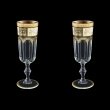 Provenza CFL F0016 Champagne Flutes 160ml 2pcs in Diadem Golden Black (F0016-0010=2)